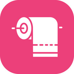 Canvas Print - Toilet Paper Icon