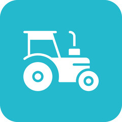 Canvas Print - Tractor Icon