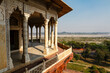 View from Agra fort at the Yamuna river and surroundings, Agra, Uttar Pradesh, India, Asia