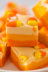 Sticker - Candy corn fudge