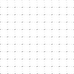 Poster - Square seamless background pattern from geometric shapes are different sizes and opacity. The pattern is evenly filled with small black comet symbols. Vector illustration on white background