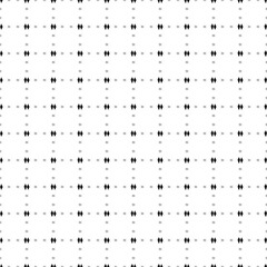 Poster - Square seamless background pattern from geometric shapes are different sizes and opacity. The pattern is evenly filled with small black man with woman symbols. Vector illustration on white background