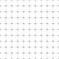 Poster - Square seamless background pattern from black credit card symbols are different sizes and opacity. The pattern is evenly filled. Vector illustration on white background