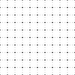 Poster - Square seamless background pattern from black square academic cap symbols are different sizes and opacity. The pattern is evenly filled. Vector illustration on white background