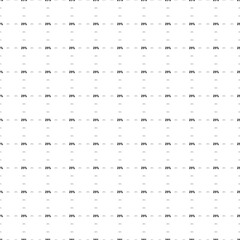 Poster - Square seamless background pattern from geometric shapes are different sizes and opacity. The pattern is evenly filled with small black 25 percent symbols. Vector illustration on white background