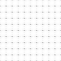 Poster - Square seamless background pattern from geometric shapes are different sizes and opacity. The pattern is evenly filled with small black 10 percent symbols. Vector illustration on white background