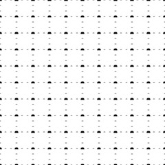 Poster - Square seamless background pattern from black sofa symbols are different sizes and opacity. The pattern is evenly filled. Vector illustration on white background