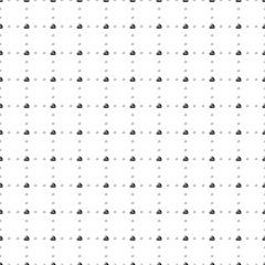 Poster - Square seamless background pattern from black sailing boat symbols are different sizes and opacity. The pattern is evenly filled. Vector illustration on white background