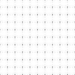 Poster - Square seamless background pattern from black mallet symbols are different sizes and opacity. The pattern is evenly filled. Vector illustration on white background