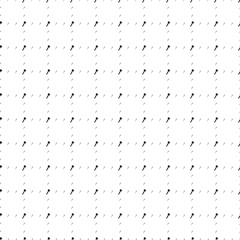 Poster - Square seamless background pattern from black mallet symbols are different sizes and opacity. The pattern is evenly filled. Vector illustration on white background
