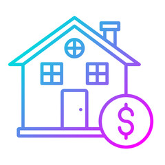 Sticker - House Price Icon