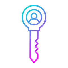 Sticker - Key Person Icon