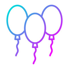 Sticker - Balloons Icon