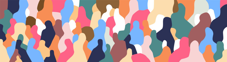  internet people social network abstract vector illustration set