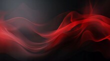 Red Smoke Background With Dynamic Effect
