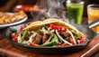 © David Gonzalez - beef and vegetables, Mexican food