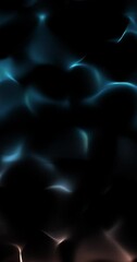 Wall Mural - Dark blue digital waves top view loop vertical animation background.