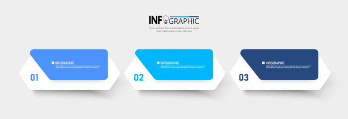 Wall Mural - Presentation business infographic template vector.