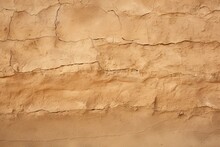Sun Baked Mud Used As A Wall Background Or Texture