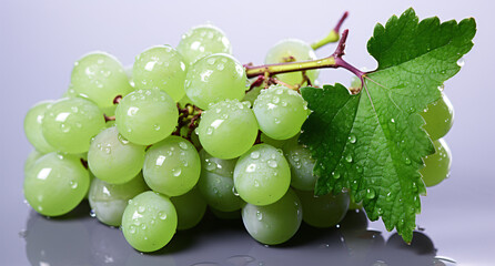 Portrait of grapes. Ideal for your designs, banners or advertising graphics.