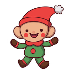 Poster - christmas elf character