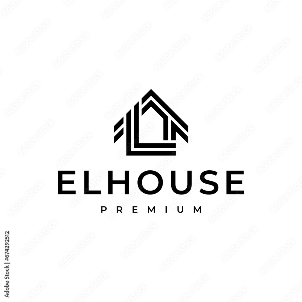 Logo design of L in vector logo for construction, home, real estate ...