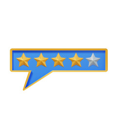 3D Icon Star Rating