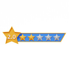 3D Icon Star Rating