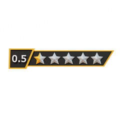 3D Icon Star Rating