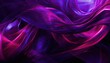 abstract background with liquid and plastic ribbons, purple and magenta colors