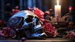 skull and rose 03