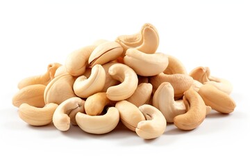 Poster - Generative AI : Cashews nuts isolated on transparent or white background