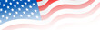 © tutti_frutti - USA flag close up. Wide American flag over transparent background png illustration