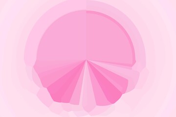 Poster - Abstract background of pink and white circles in the form of a spiral