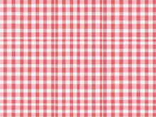 Minimal Red Gingham Fabric Seamless Pattern Background