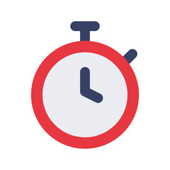 Poster - stopwatch flat icon