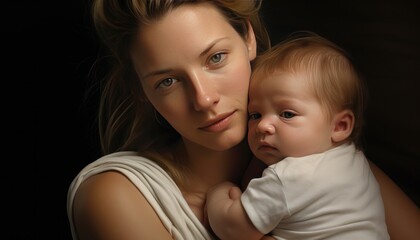 Wall Mural - mother and child