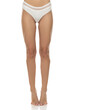 © vladimirfloyd - woman's legs are elegantly posed, showcasing white panties from the front on white background.Femininity, sensuality, and body positivity
