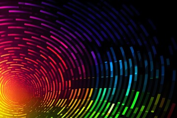 Wall Mural - Rainbow futuristic modern background, colorful gradient wallpaper