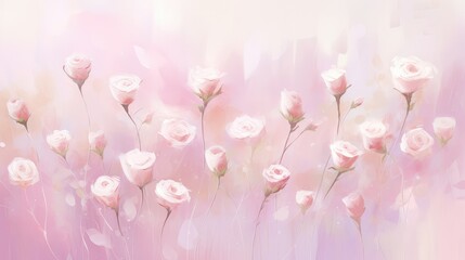 abstract romantic flower background minimalistic illustration design nature, spring leaf, beauty rose abstract romantic flower background minimalistic