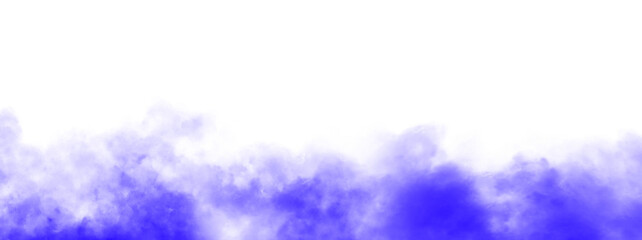 Wall Mural - blue color smoke transparent background. realistic fog or mist texture isolated on background. vecto