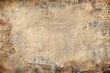 Old paper texture with stains and scratches. Abstract background for design, Newspaper paper grunge vintage old aged texture background, AI Generated
