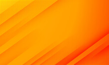 Abstract Modern Background Gradient Color. Orange And Yellow Gradient With Halftone Effect.