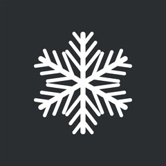 Wall Mural - Snow on black background. Winter snowfall. Vector