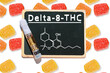 Medical Marijuana Edibles, Gummy Candies and Delta 8 THC vape cartridge