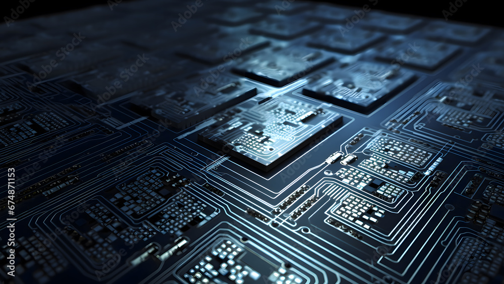 Digital binary data and computer processor background high resolution ...