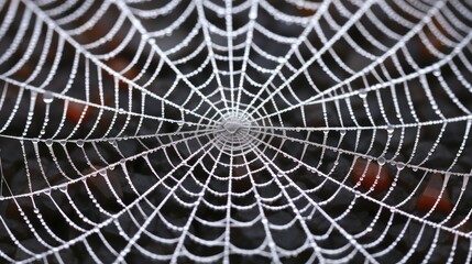 Patterns in nature the intricate details of a spider web