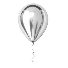 Silver Balloon Floating, AI Generated