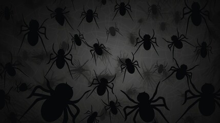 black spider background.