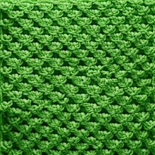 Green Yarn Crochet Swatch: A Patterned Patch Of Artistry